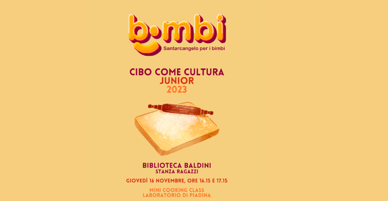 Cibo come cultura è anche Junior